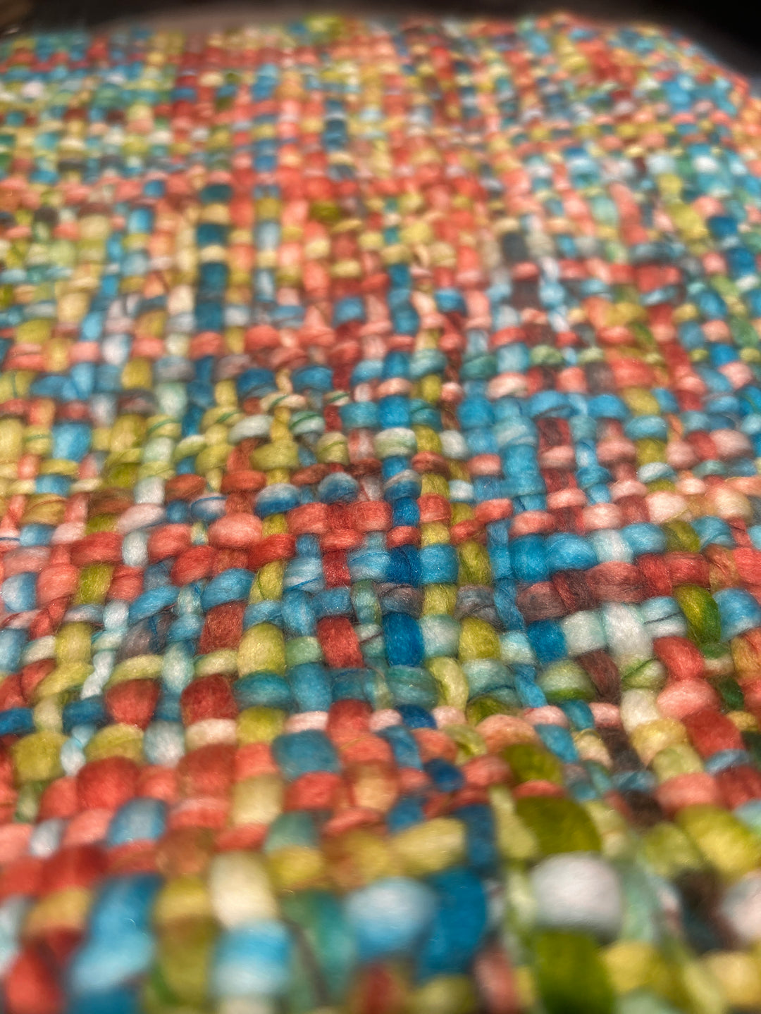 Colorful Chunky Tweed Scarves - India