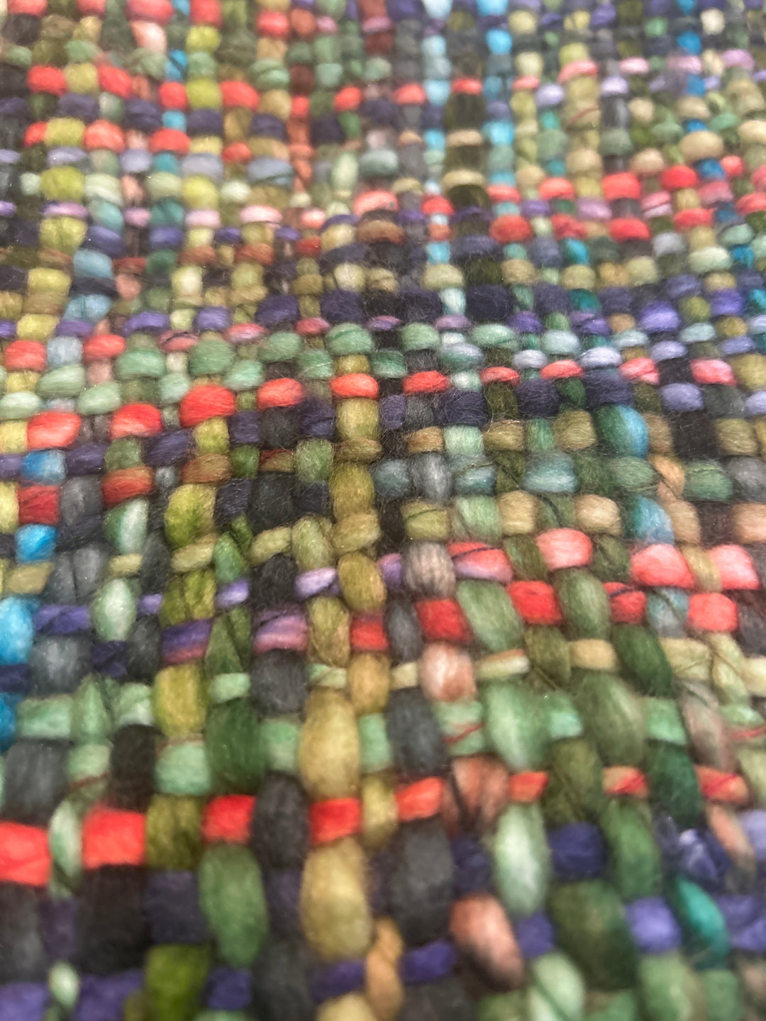 Colorful Chunky Tweed Scarves - India