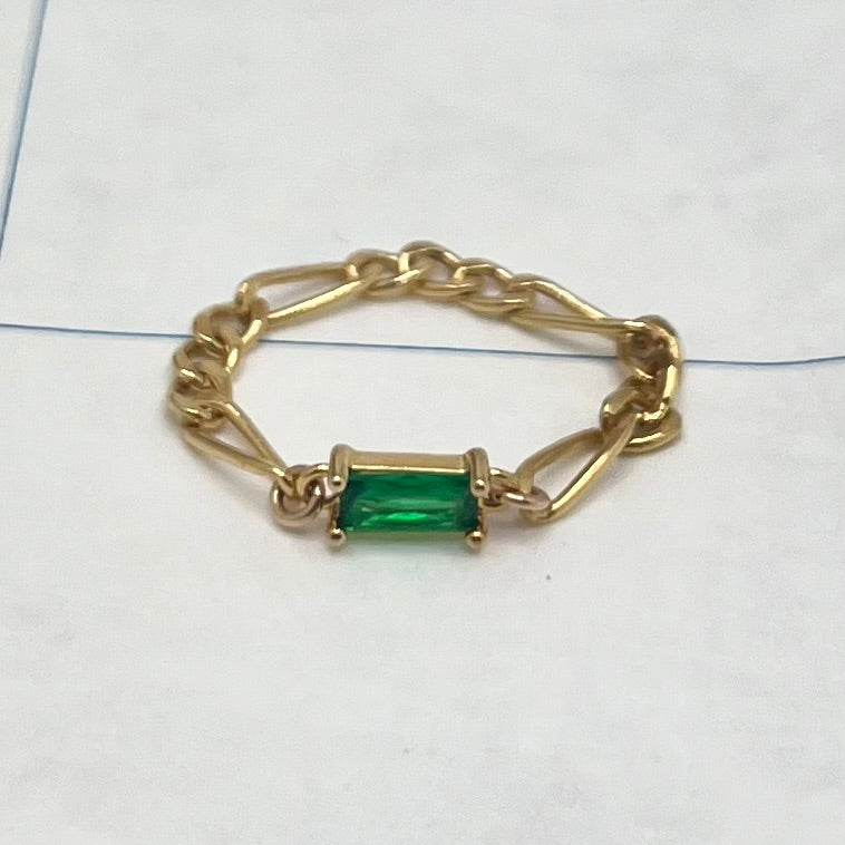 ABLE Emerald Chain Ring - Nashville, USA