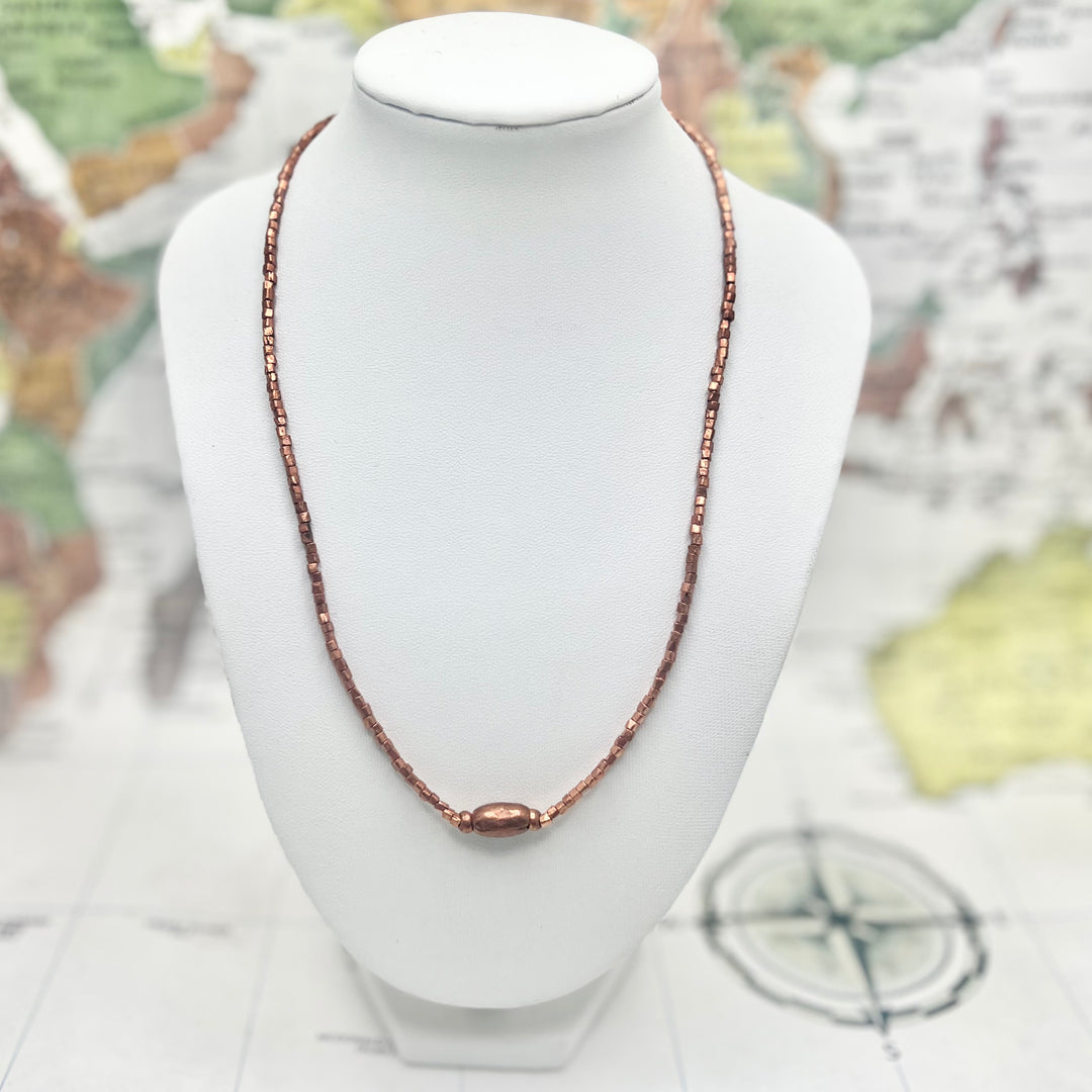 Emnet Dainty Copper Necklace - Ethopia