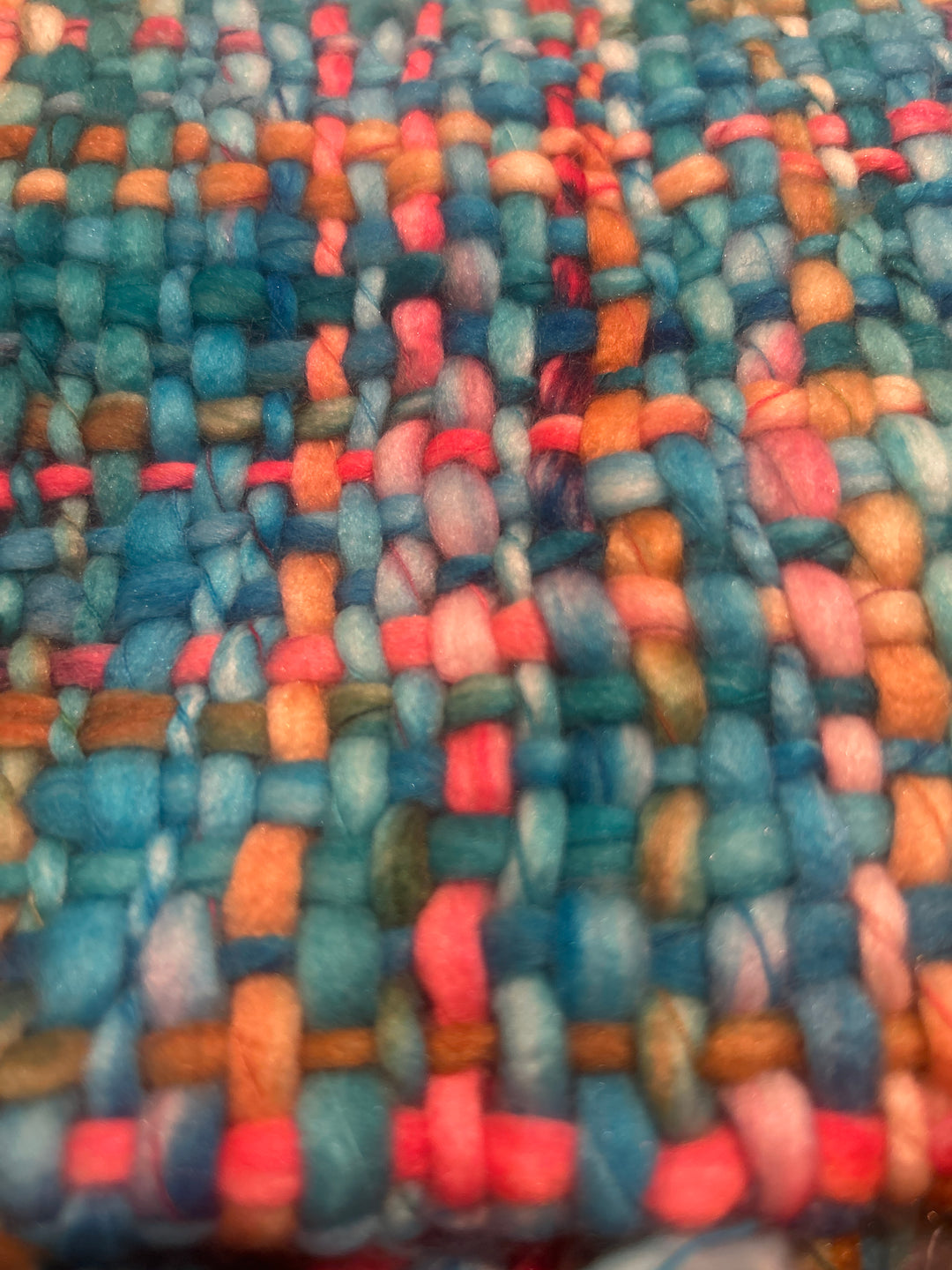 Colorful Chunky Tweed Scarves - India