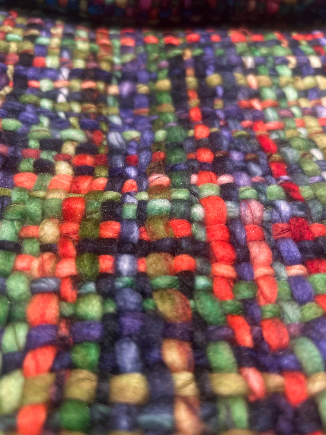 Colorful Chunky Tweed Scarves - India