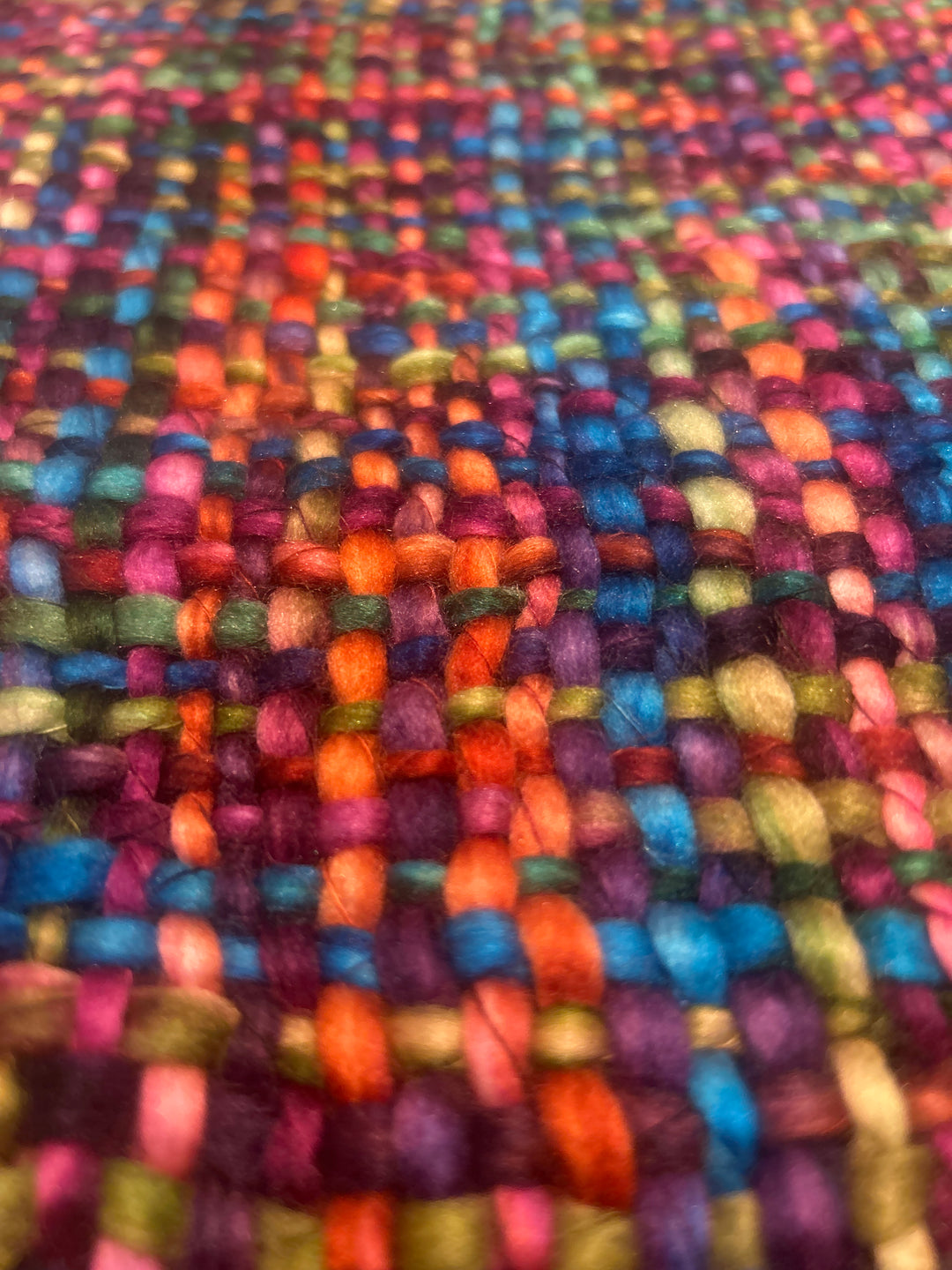 Colorful Chunky Tweed Scarves - India
