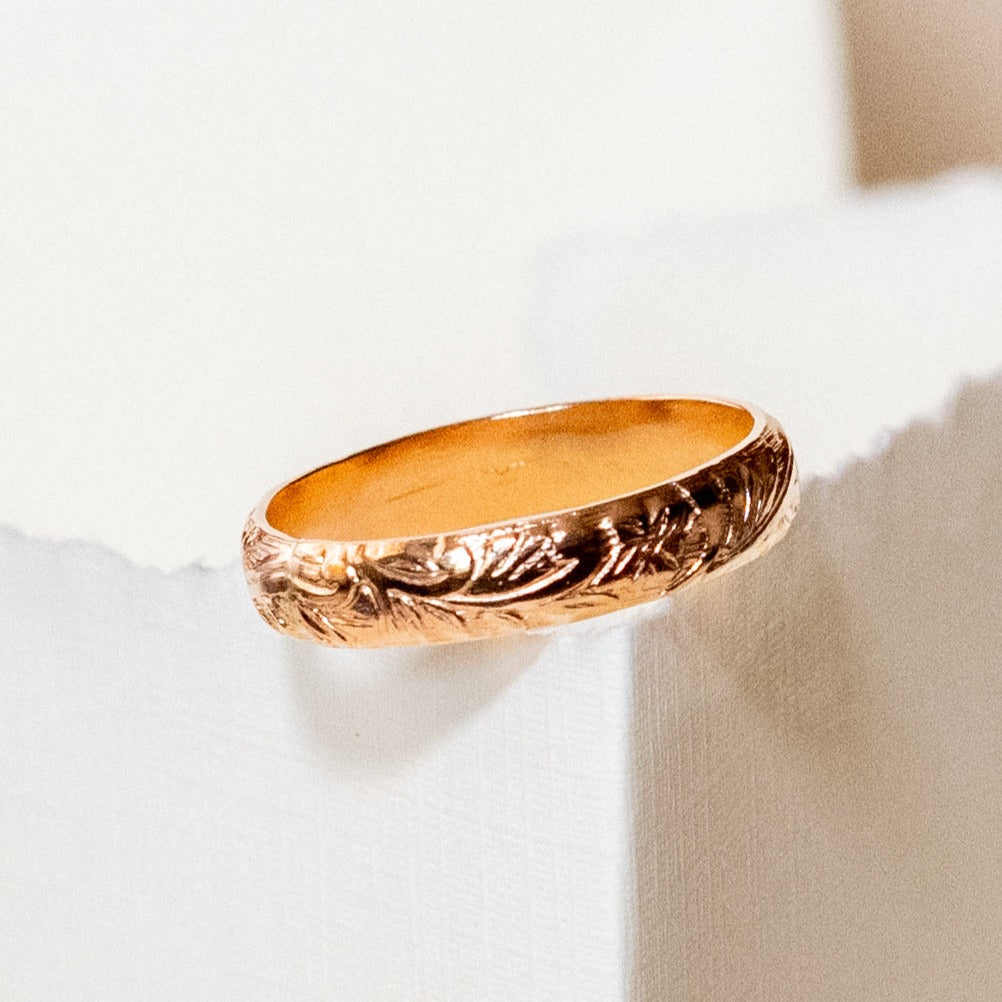 Eye-catching yet minimal, the Caesar Ring is the perfect addition to any ring stack. Ethically made by empowered women.