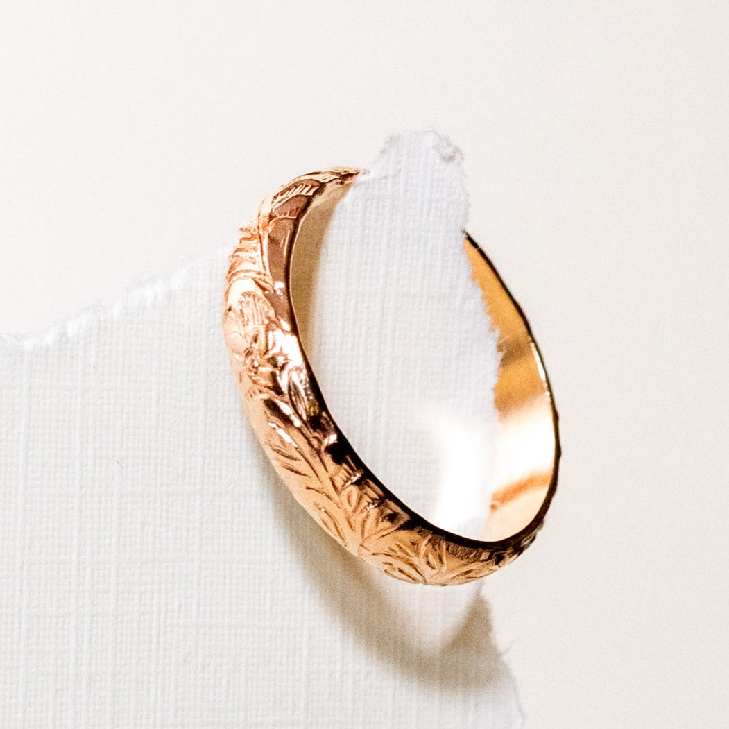 Eye-catching yet minimal, the Caesar Ring is the perfect addition to any ring stack. Ethically made by empowered women.