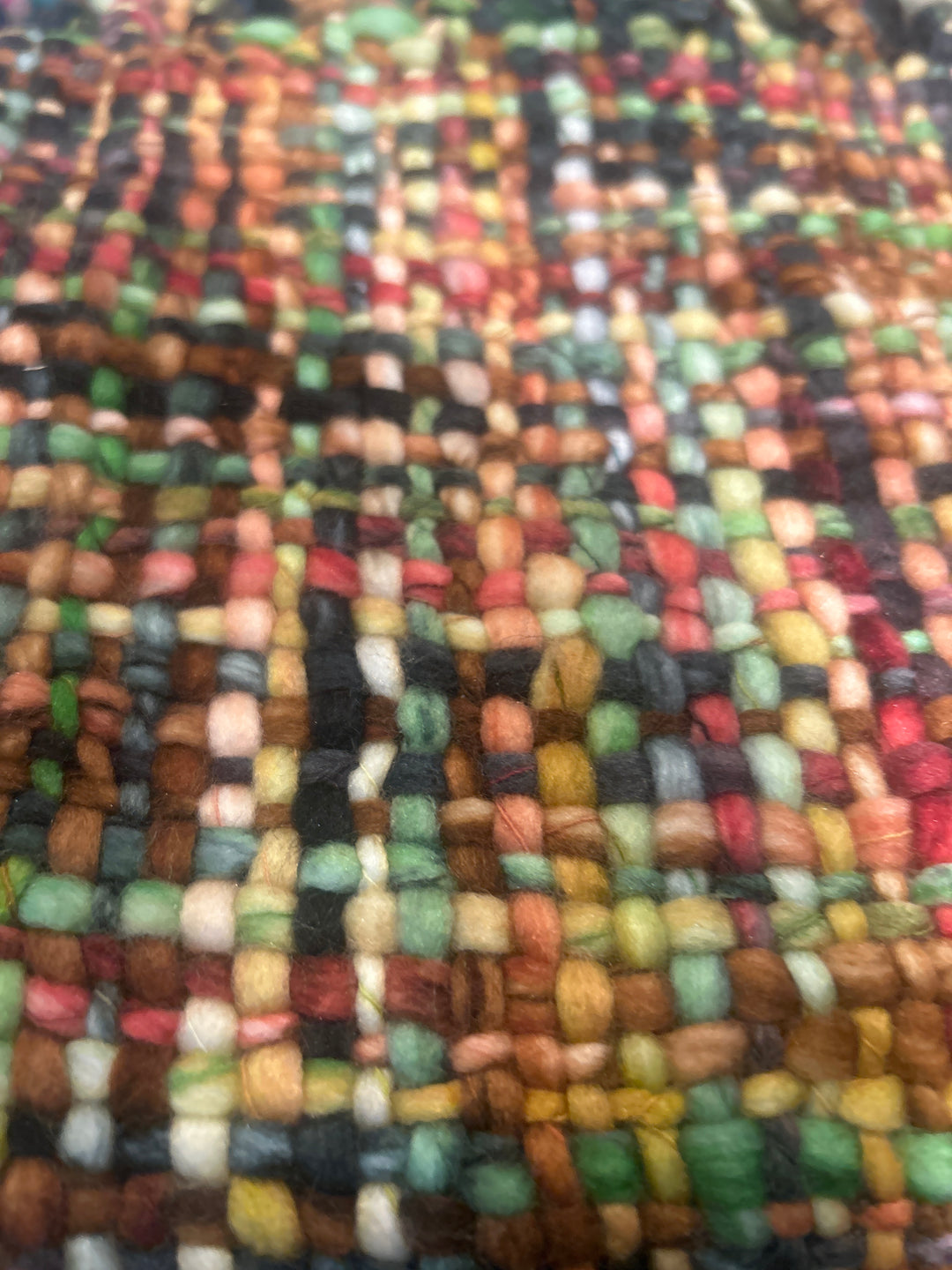 Colorful Chunky Tweed Scarves - India