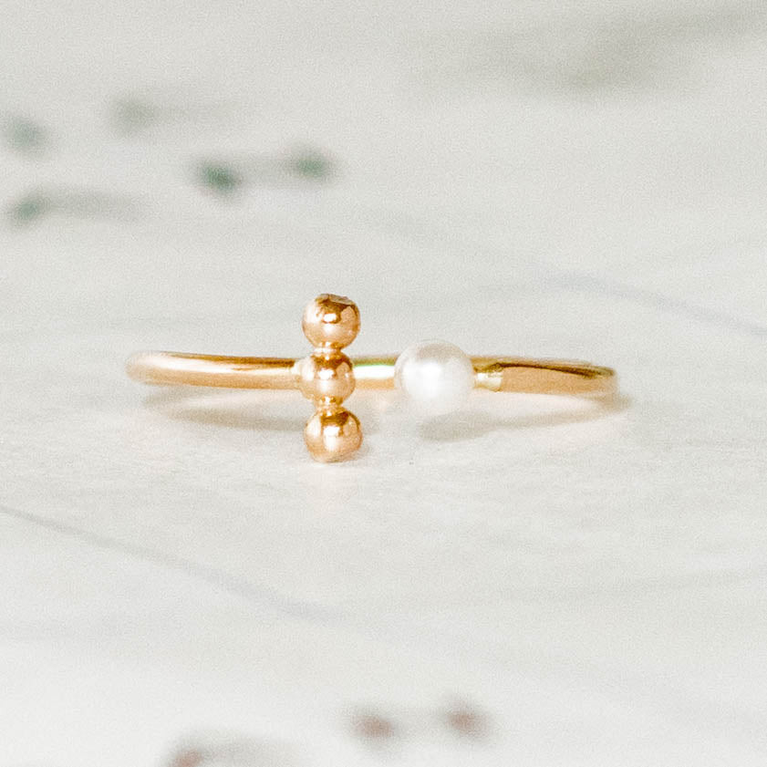 ABLE Caesar Open Pearl Ring - Nashville, USA