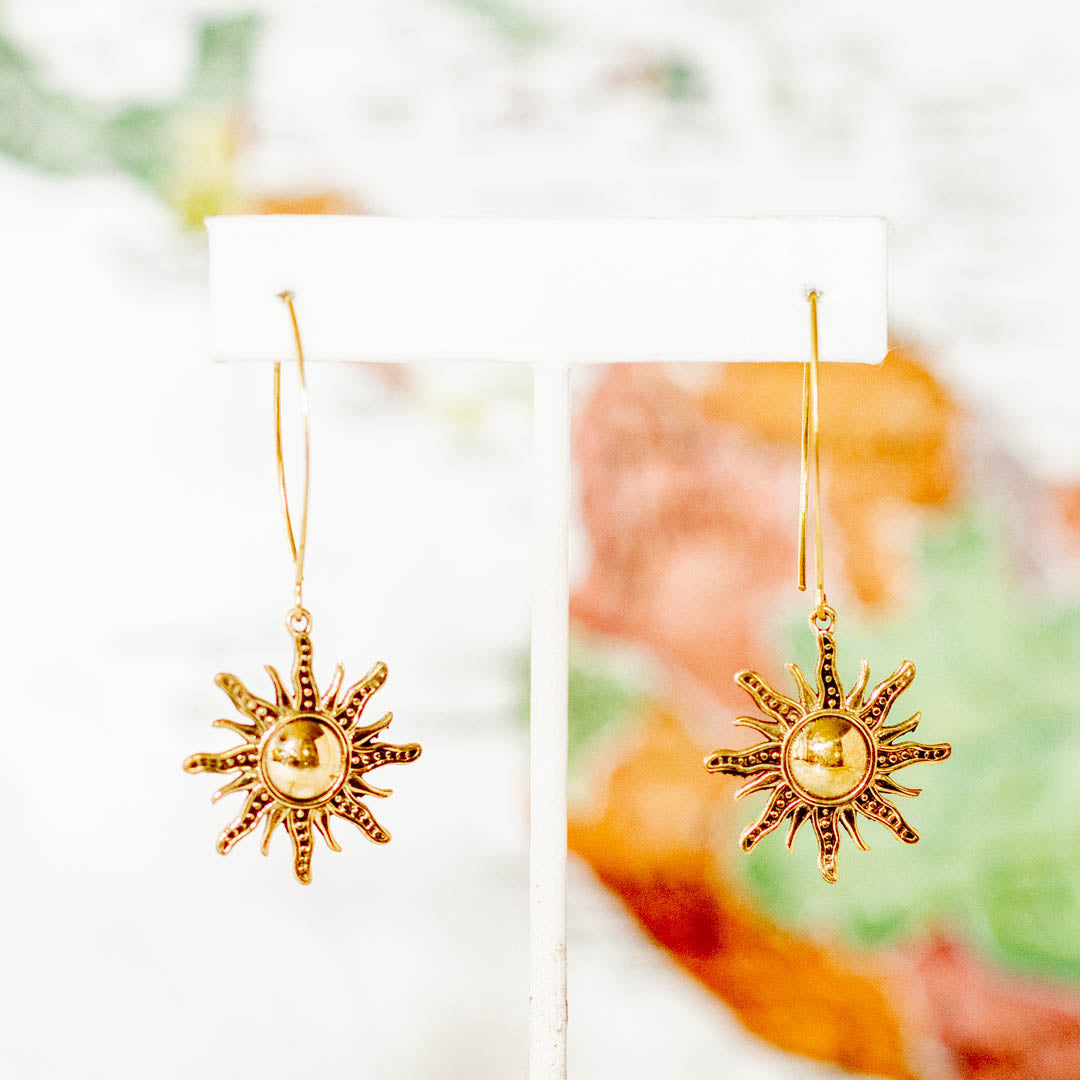 Tribal Sun Earrings - India