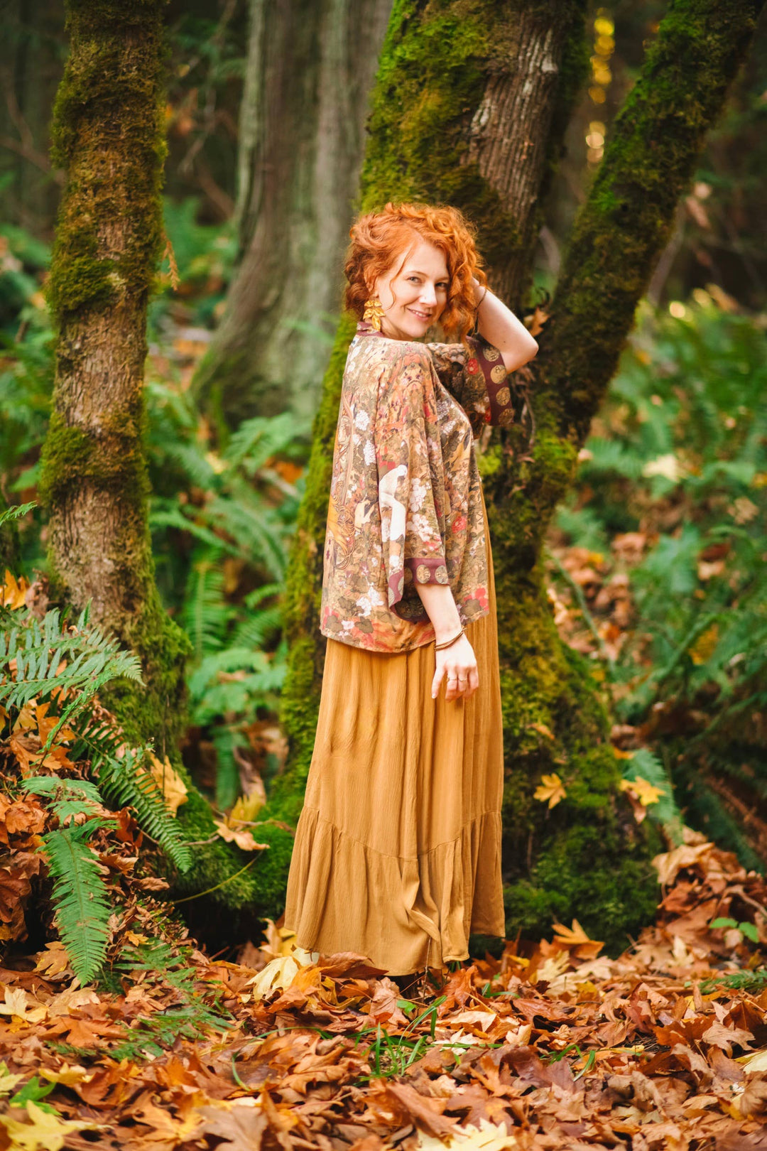 Dream Weaver Pixie Duster Cropped Kimono w/ Zodiac