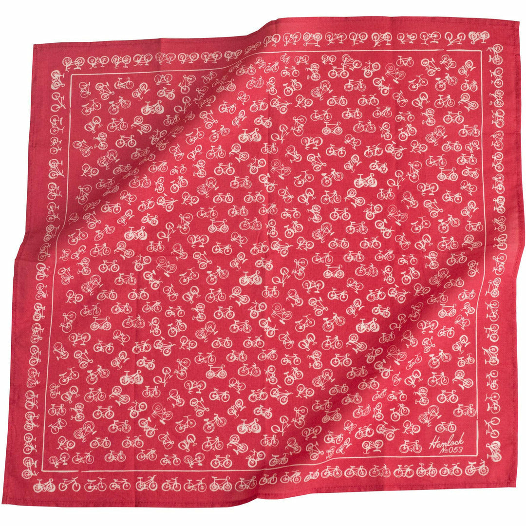 No. 053 Bikes Red Bandana - India