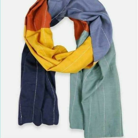 Rainbow Colorblock Scarf - Ajmer, India