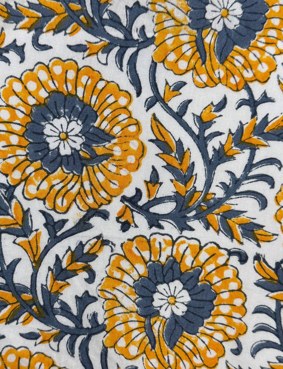 Indigo Sunflower Organic Cotton Shorts - India