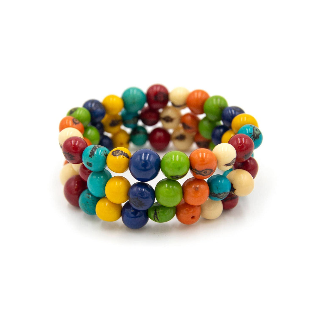 Stackable Acai Bracelet Various Colors - Ecuador