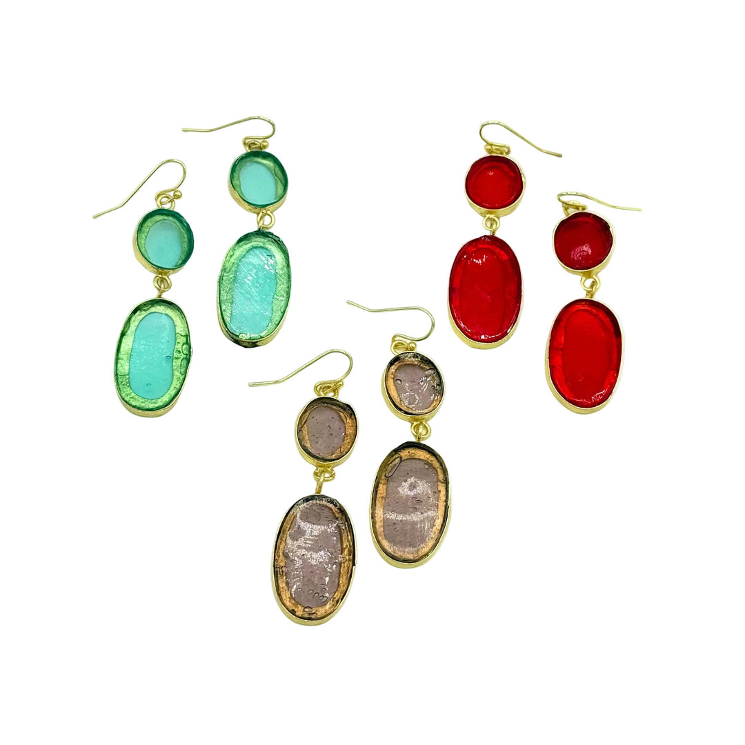 Vintage Window Pane Earrings - India