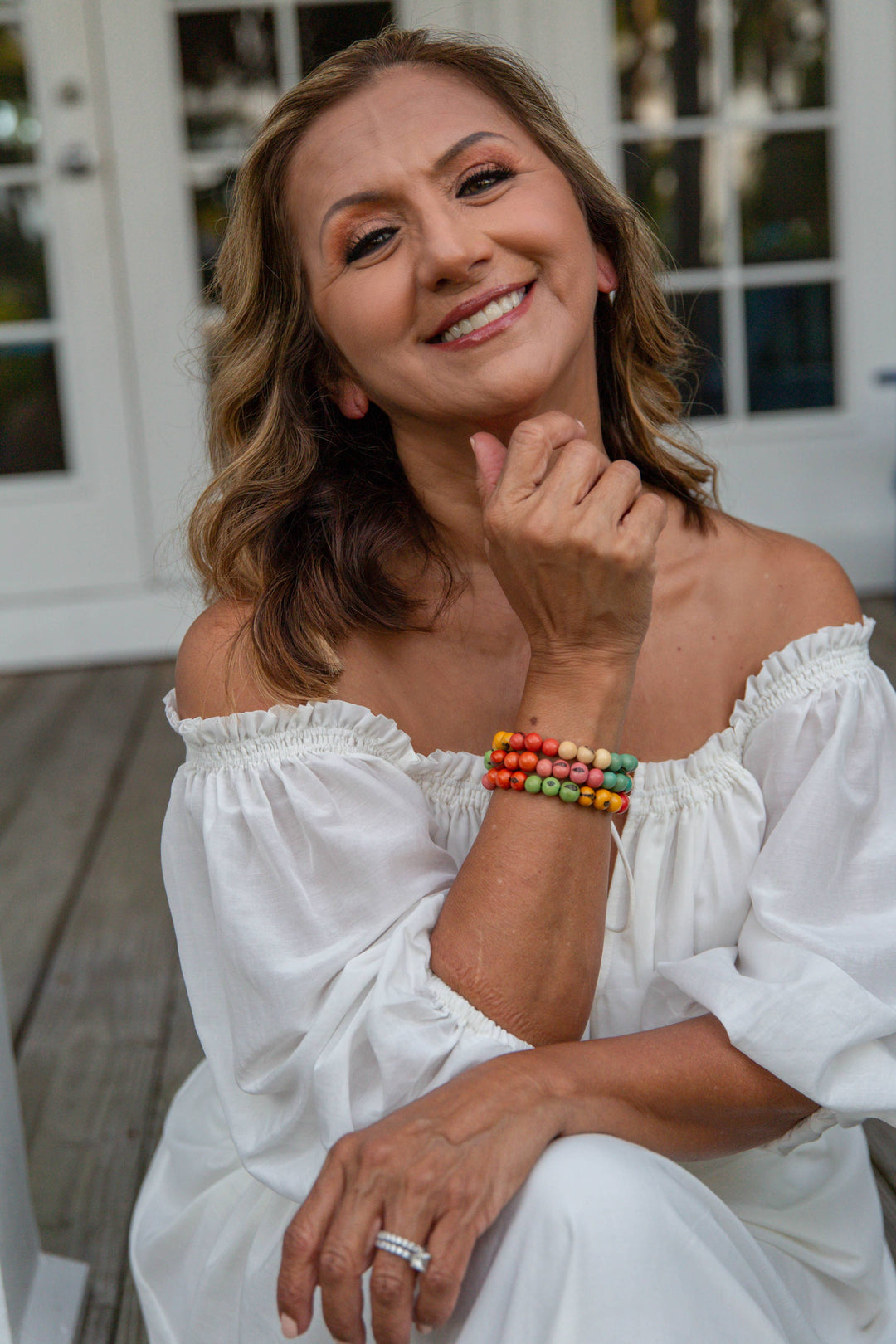 Stackable Acai Bracelet Various Colors - Ecuador