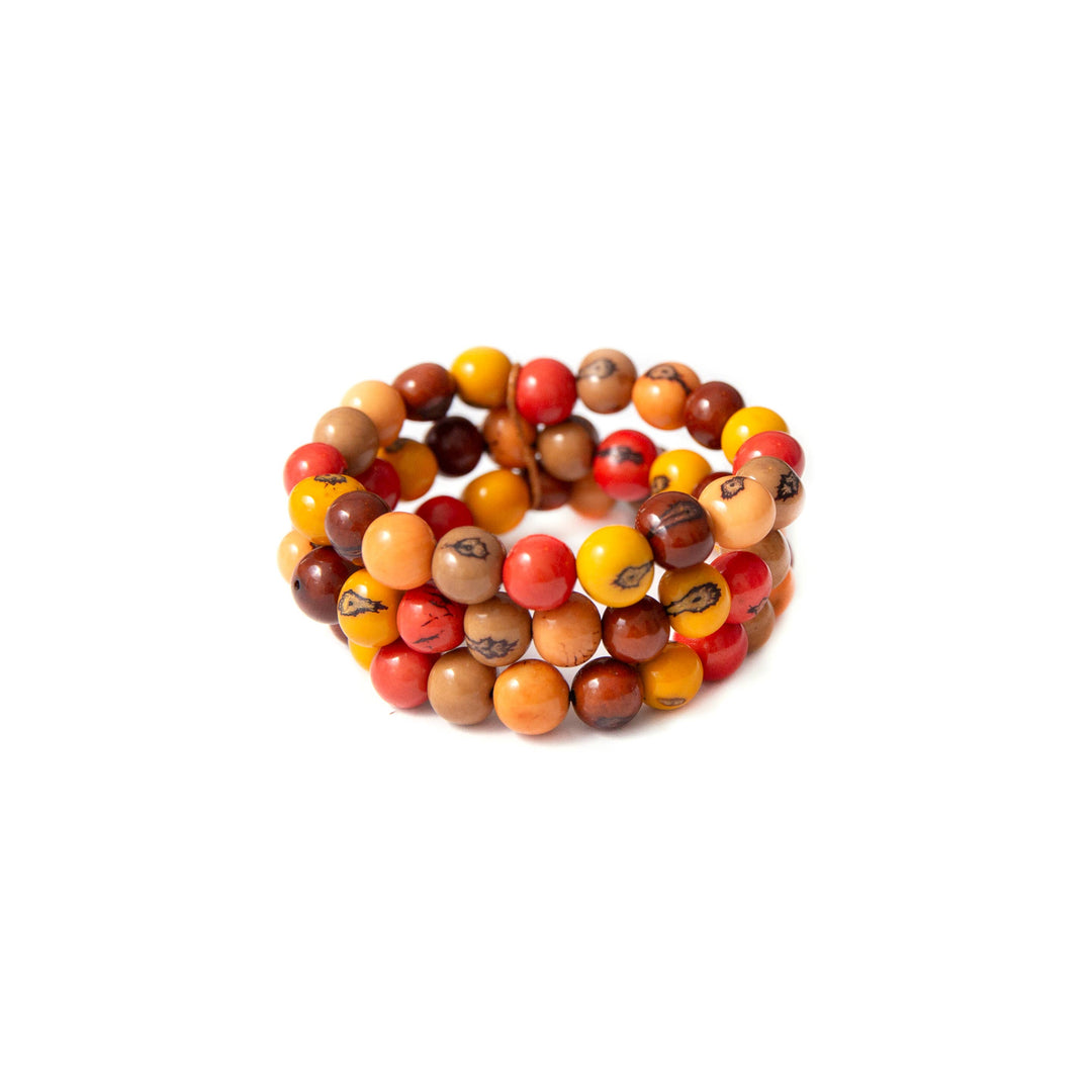 Stackable Acai Bracelet Various Colors - Ecuador