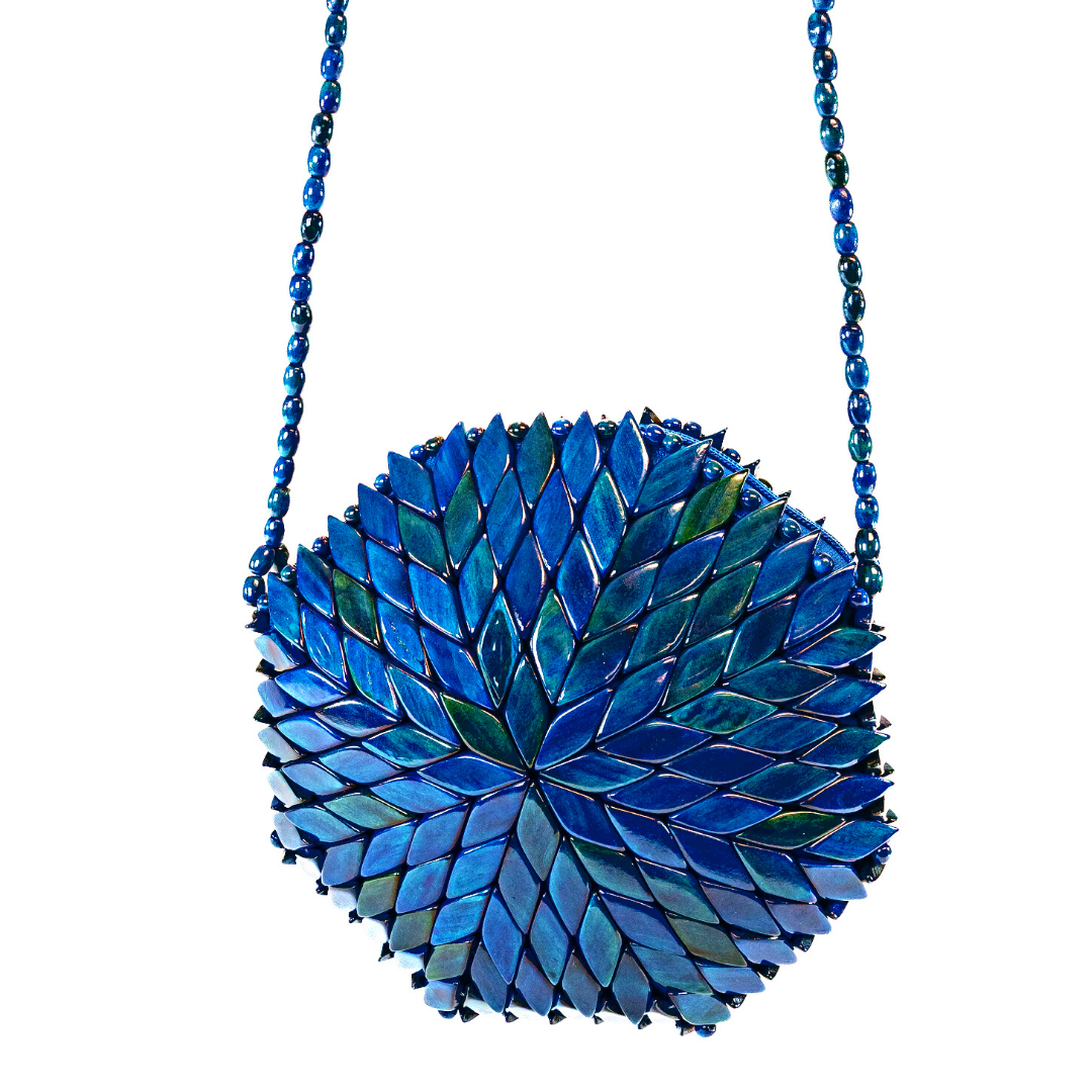 Crossbody Bag Large, Blue - Brazil