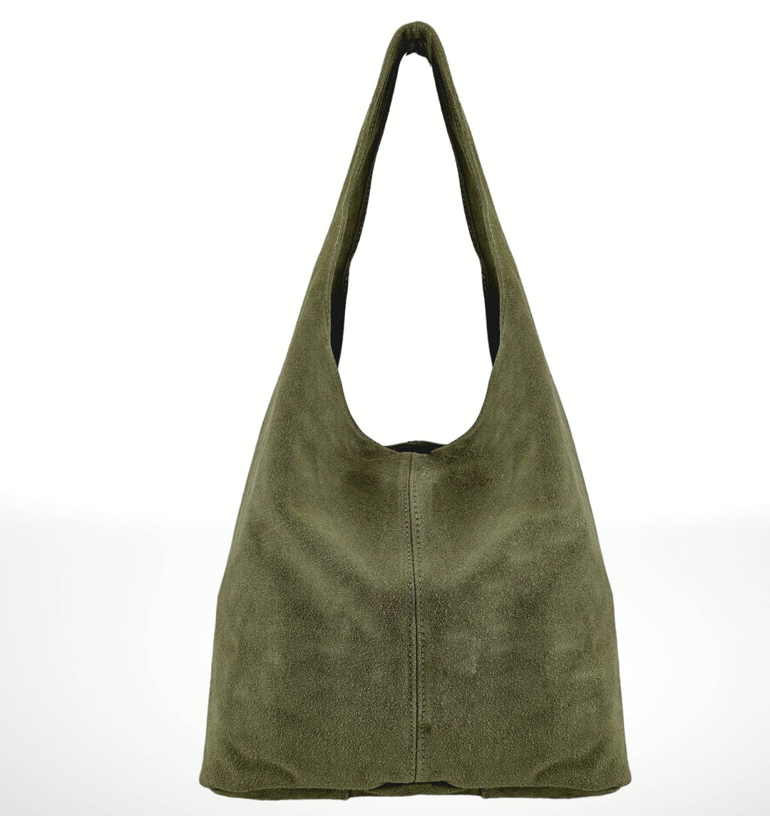 Silvia Suede Leather Bag - Italy