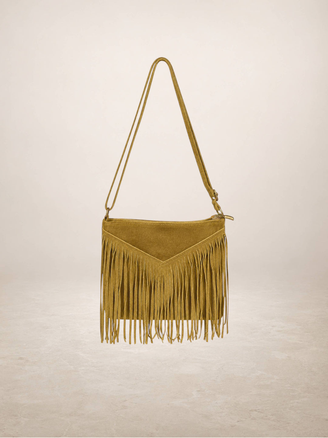 CASCADA V - Suede leather bag