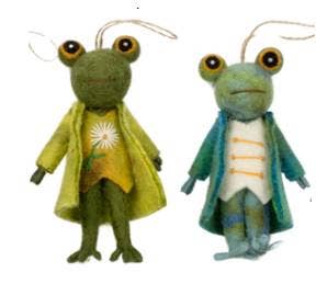 Ornament - Dapper Frog