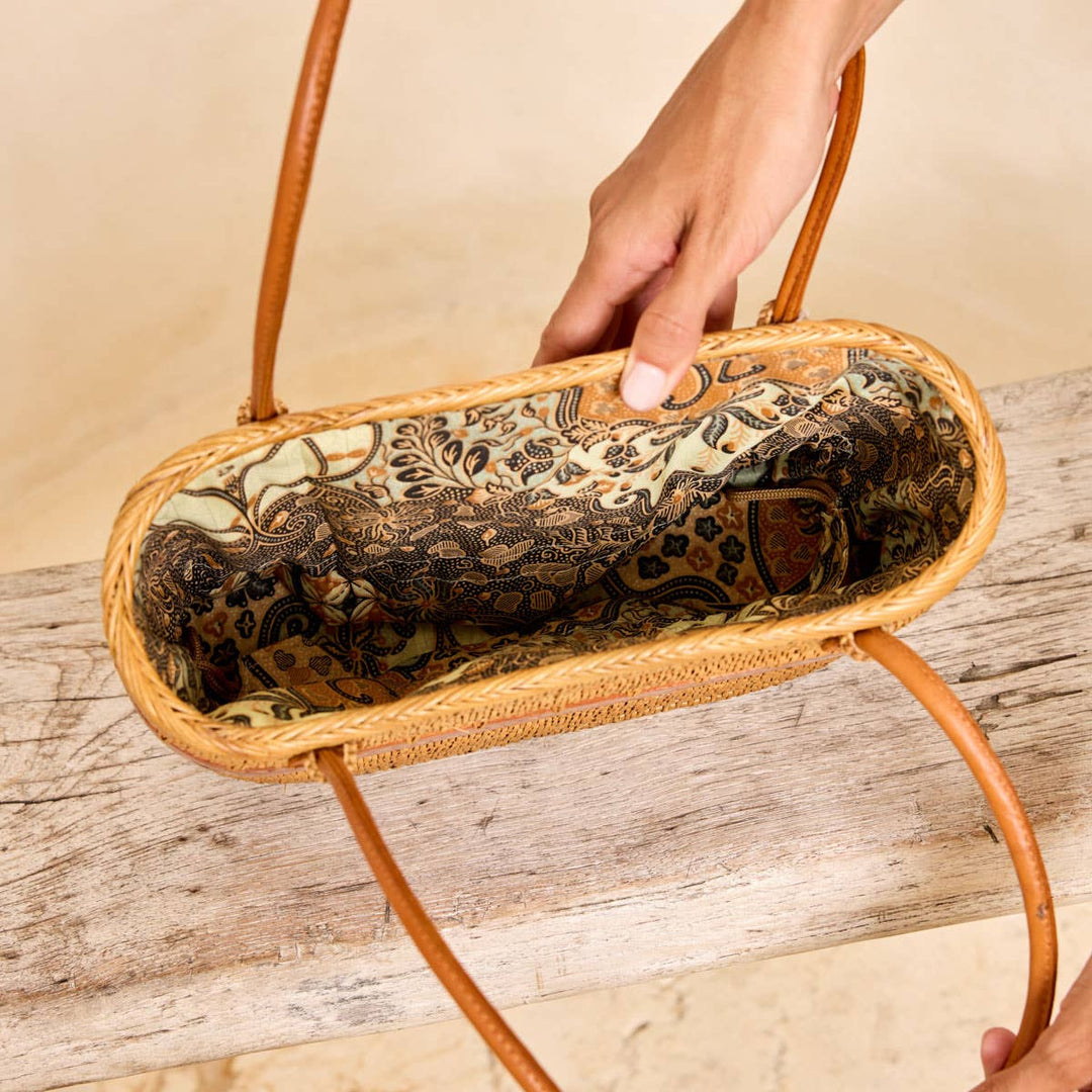 Ata Tote with Shell Inlay