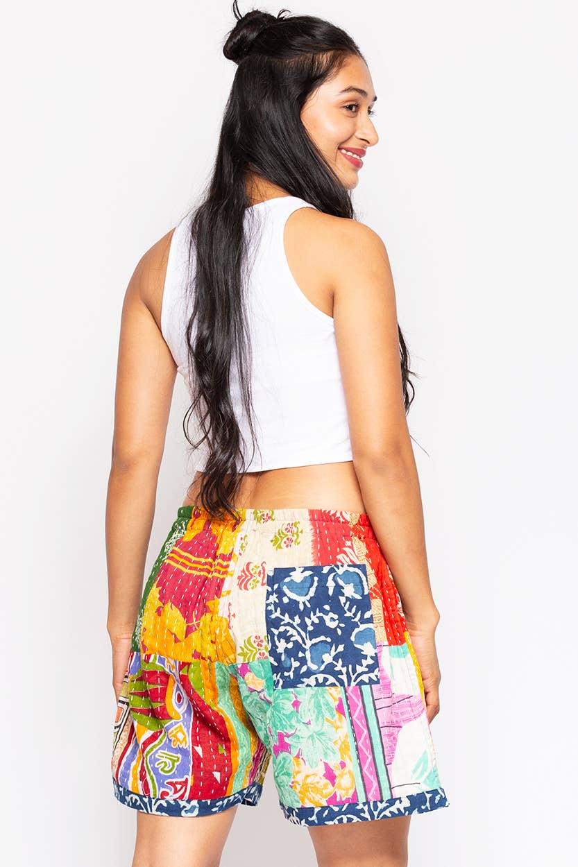 Kantha Shorts