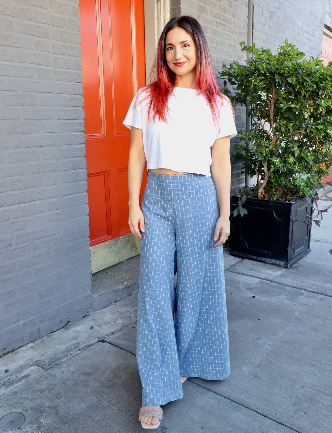 Nila Sky Organic Cotton Light Blue Spinnaker Pants