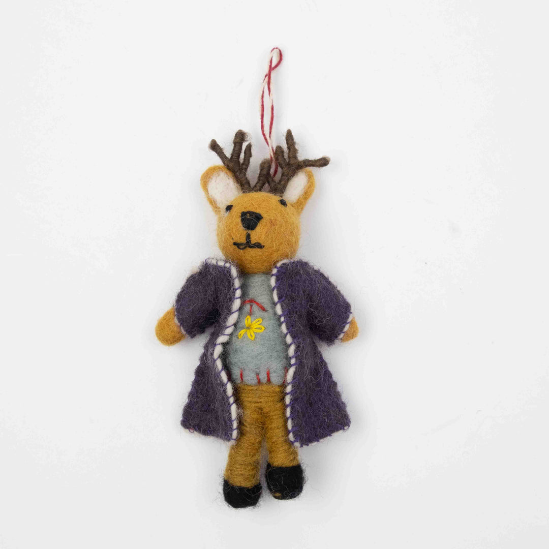 Ornament - Dapper Reindeer - India