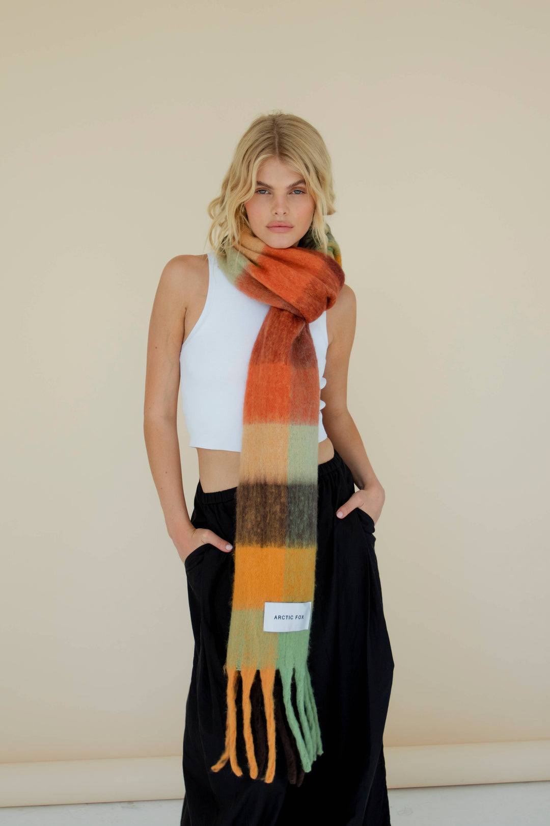 The Reykjavik Scarf - 100% Recycled - Kyoto Gardens - AW24