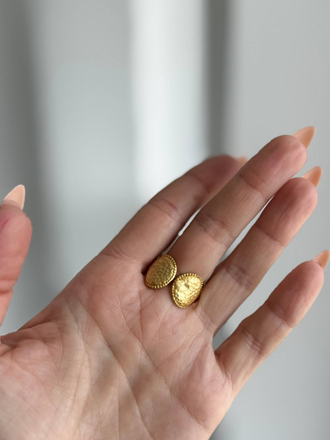 CITADEL Agate Druzy Slab Ring | VERSION 1 | 24k Gold Filled