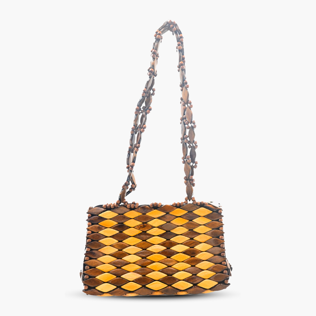 Paris Mini Shoulder Bag , Dual Color - Brazil