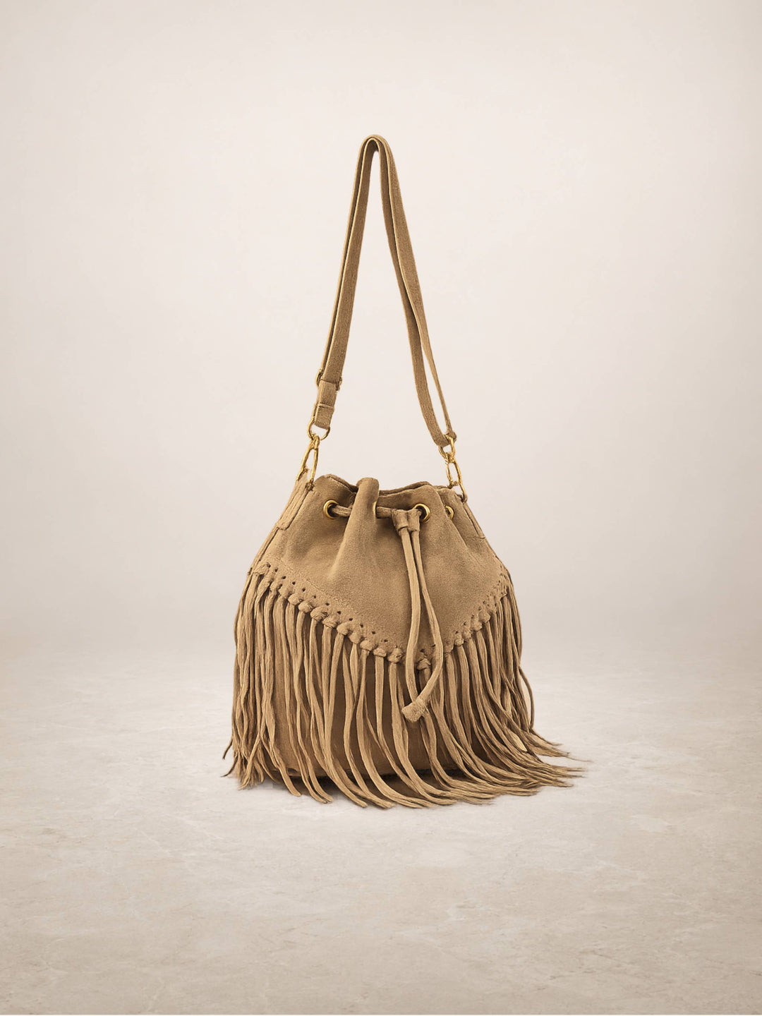 EMANUELA - Suede leather bag 220419