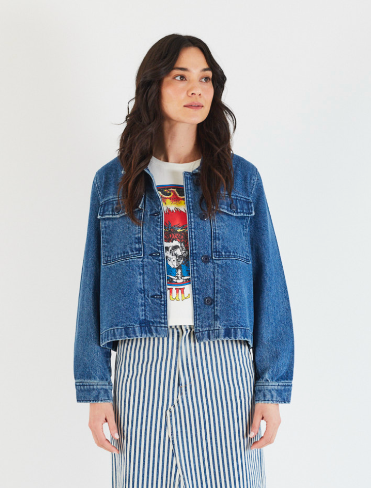 Cottage Denim Shacket