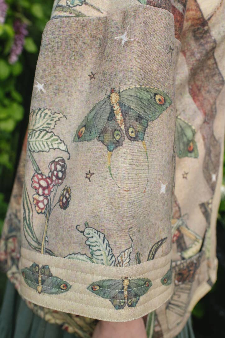 Lovelight Fleece Cottage Cardigan Kimono Jacket