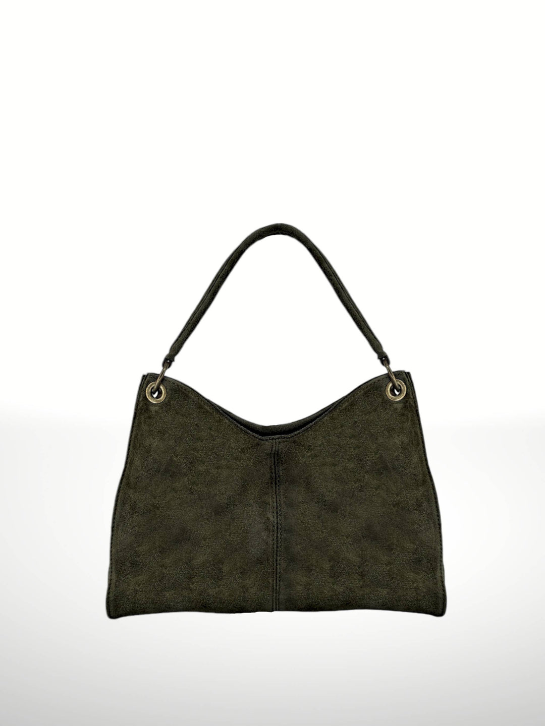Riccio Suede Leather Bag - Italy
