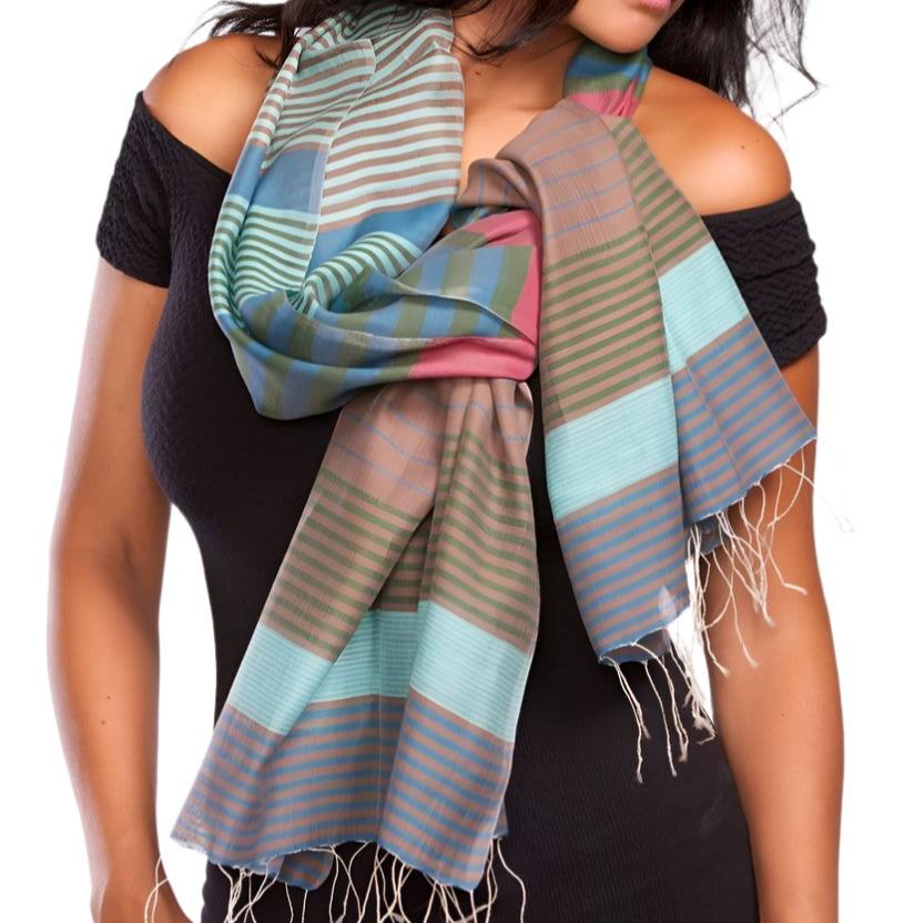 Samita Stripes Scarf - India