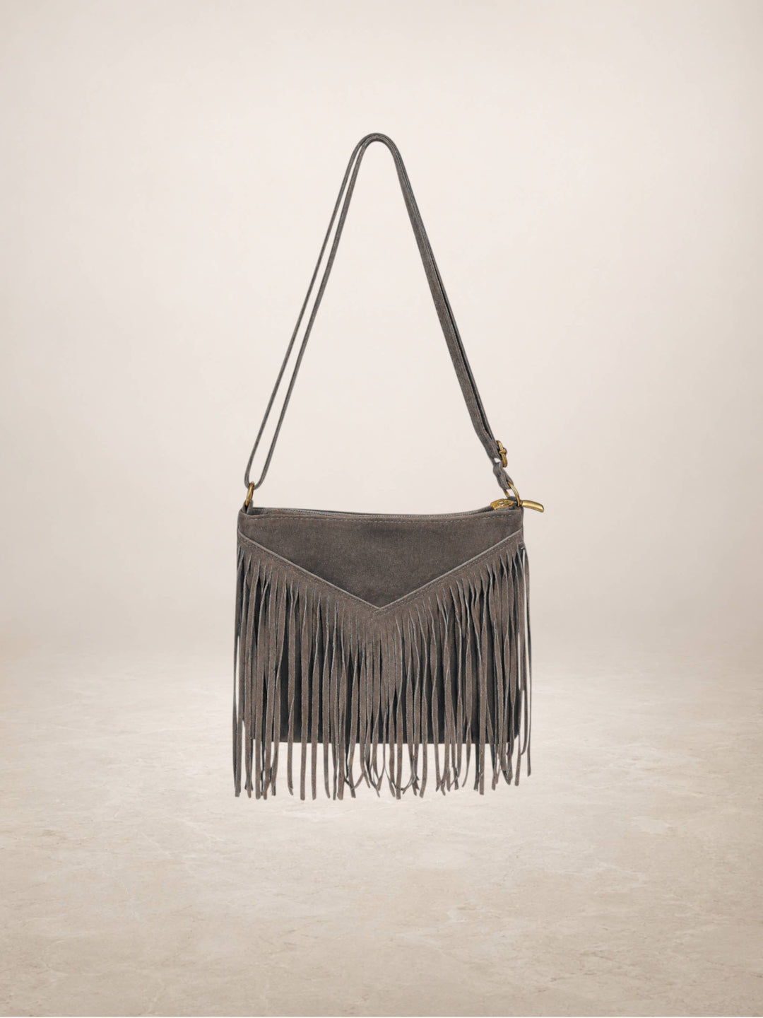 CASCADA V - Suede leather bag