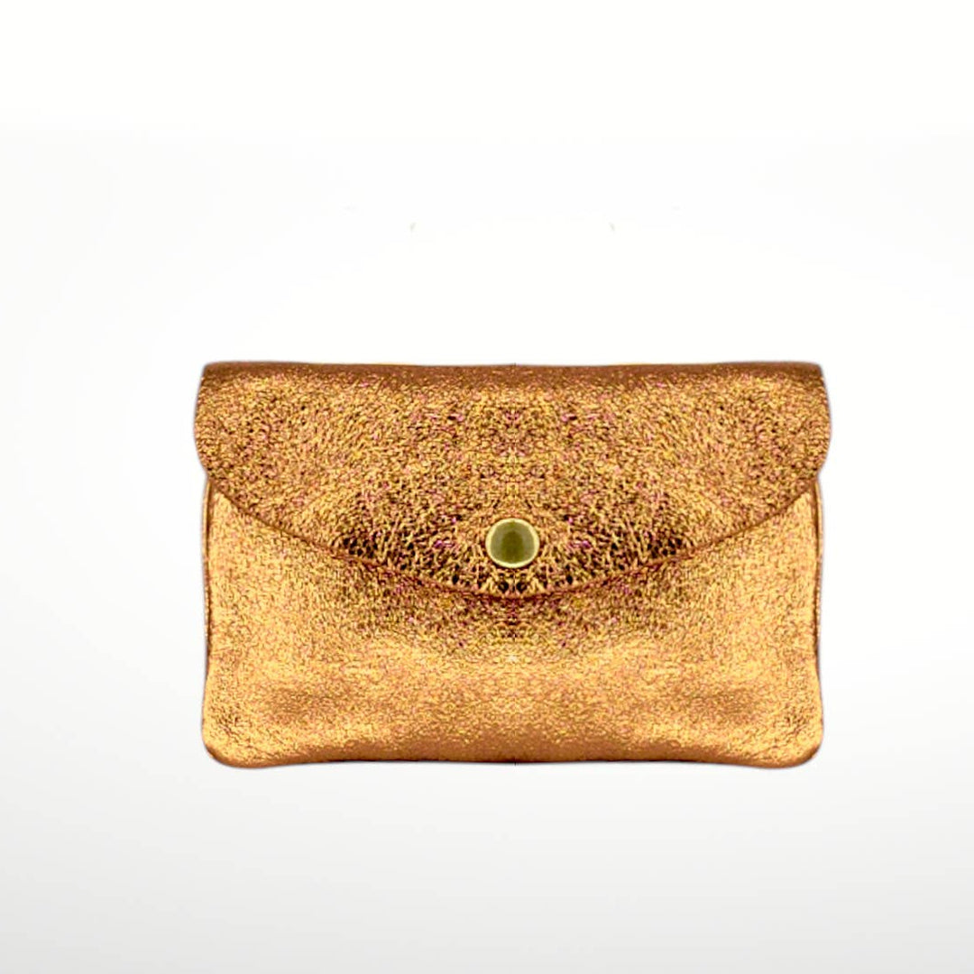 Laminated Suede Leather Wallet Katia Plus - Italy