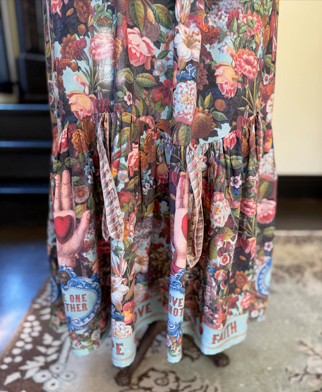Love Language Atelier Skirt w/ Floral Print