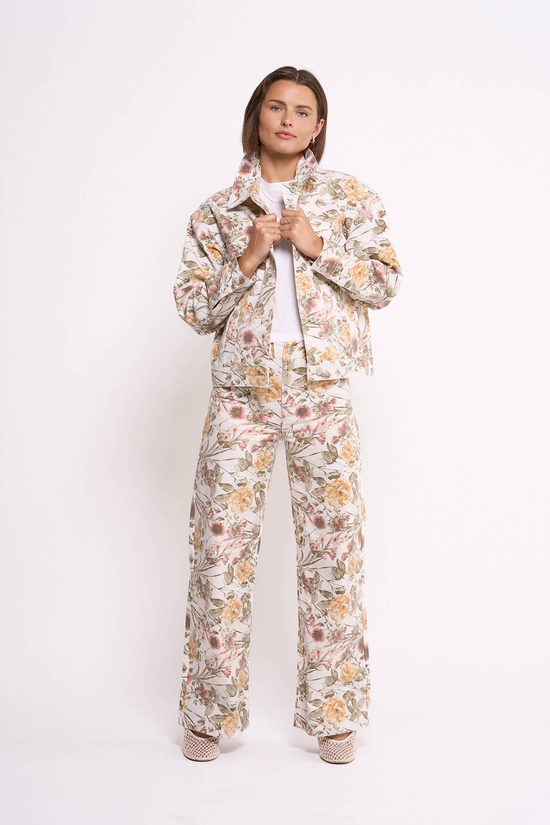 LORETTA RELAXED WIDE LEG IN GARDEN JOY PRINT