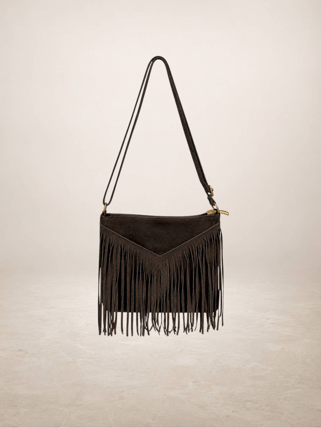 CASCADA V - Suede leather bag