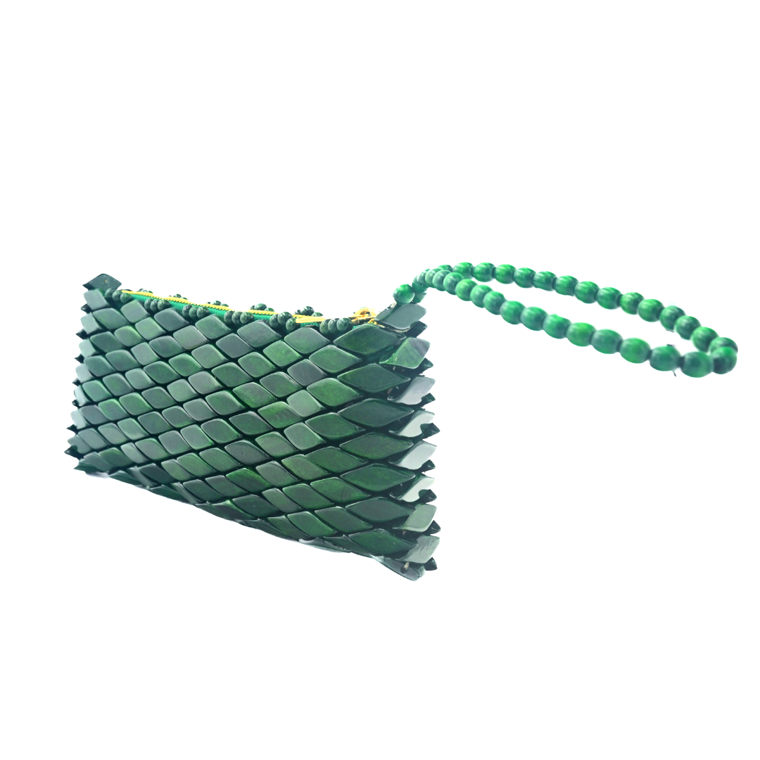 London Wallet Large, Emerald Green - Brazil