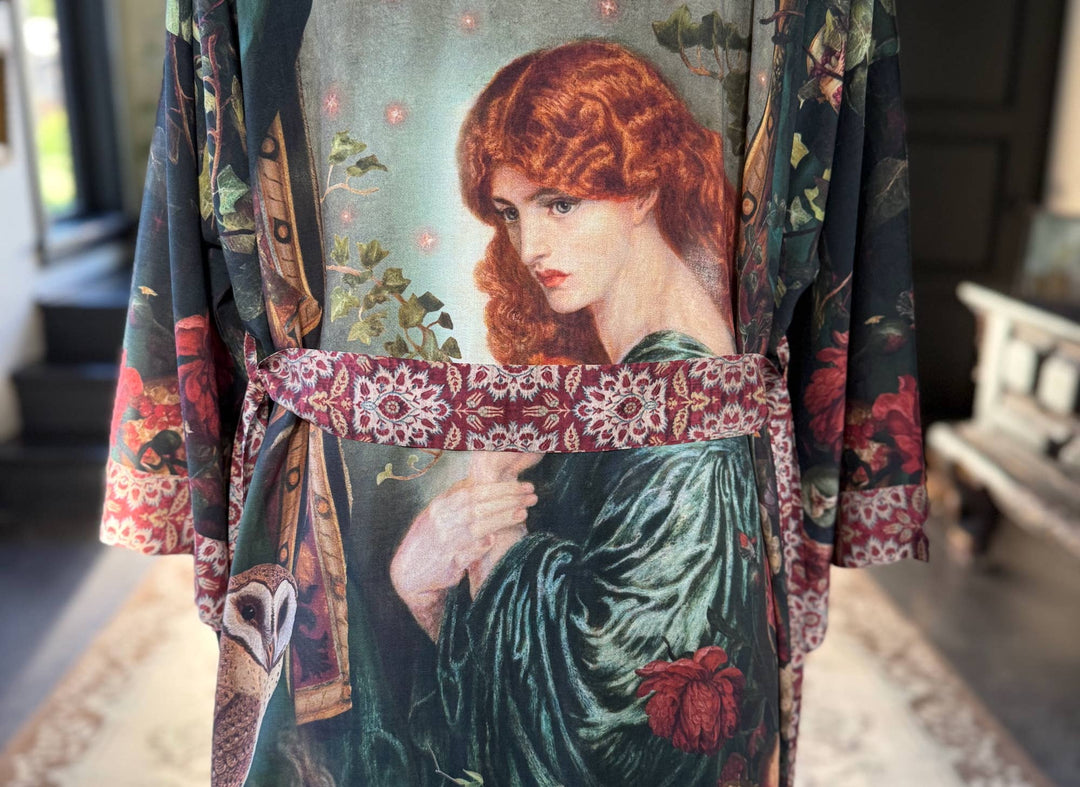 Solstice Matineé (mid-length) Duster w/ Persephone & Moon