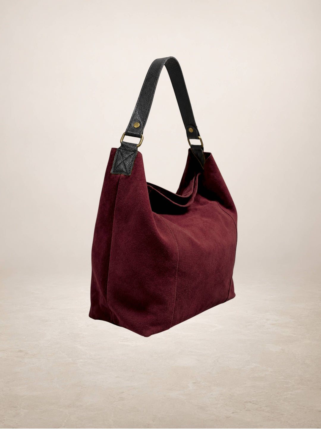 CARINA - Suede leather bag