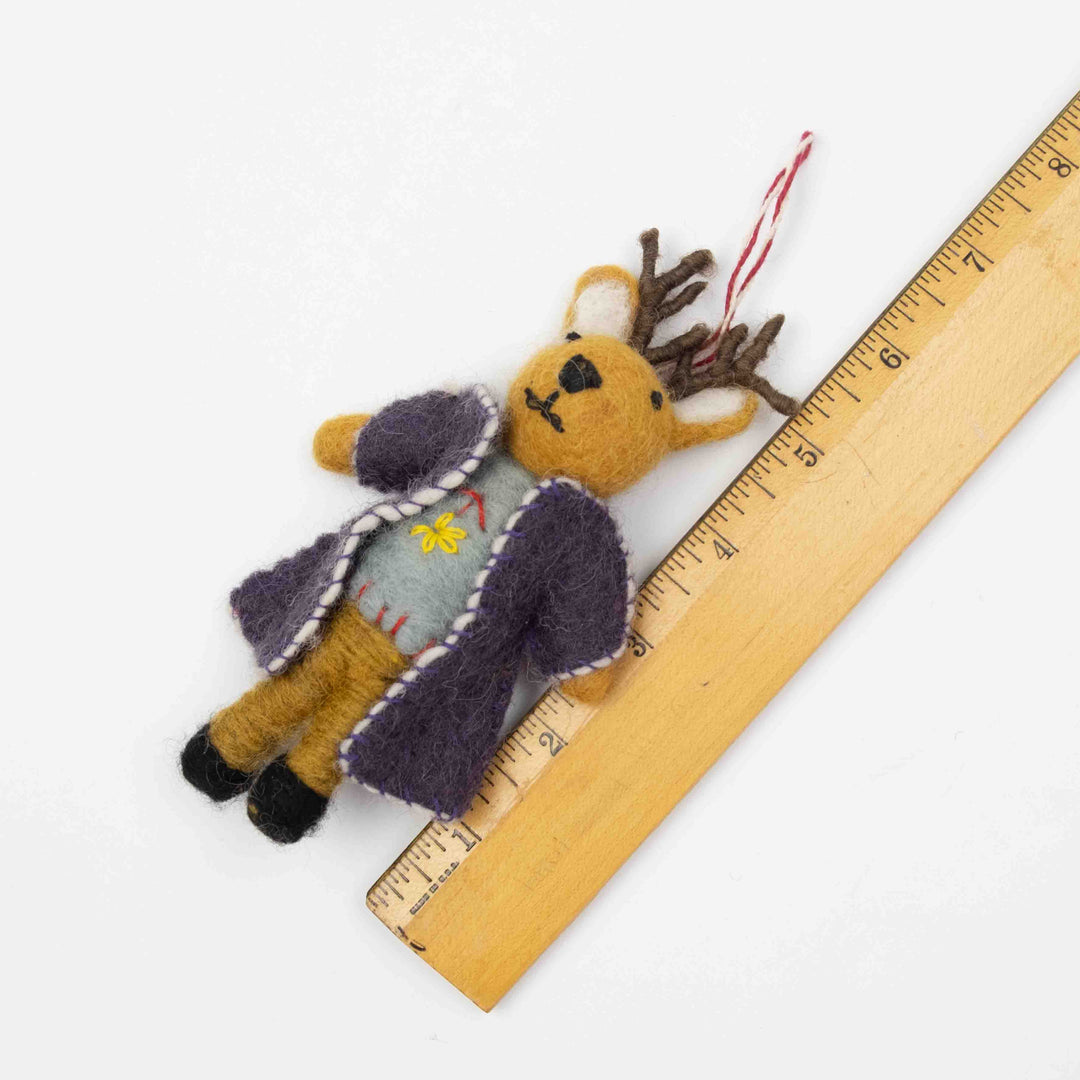 Ornament - Dapper Reindeer - India