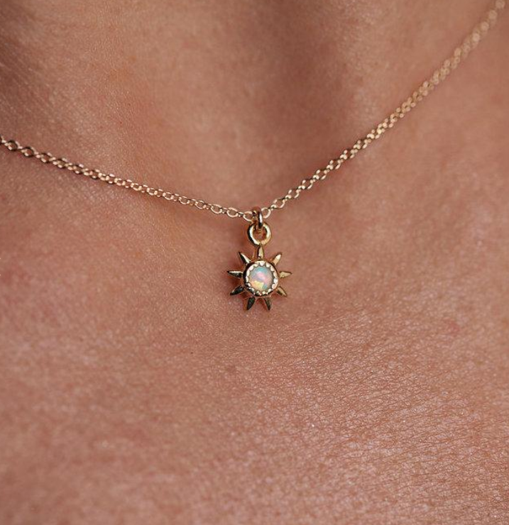 Opal Starburst Pendant - Bali