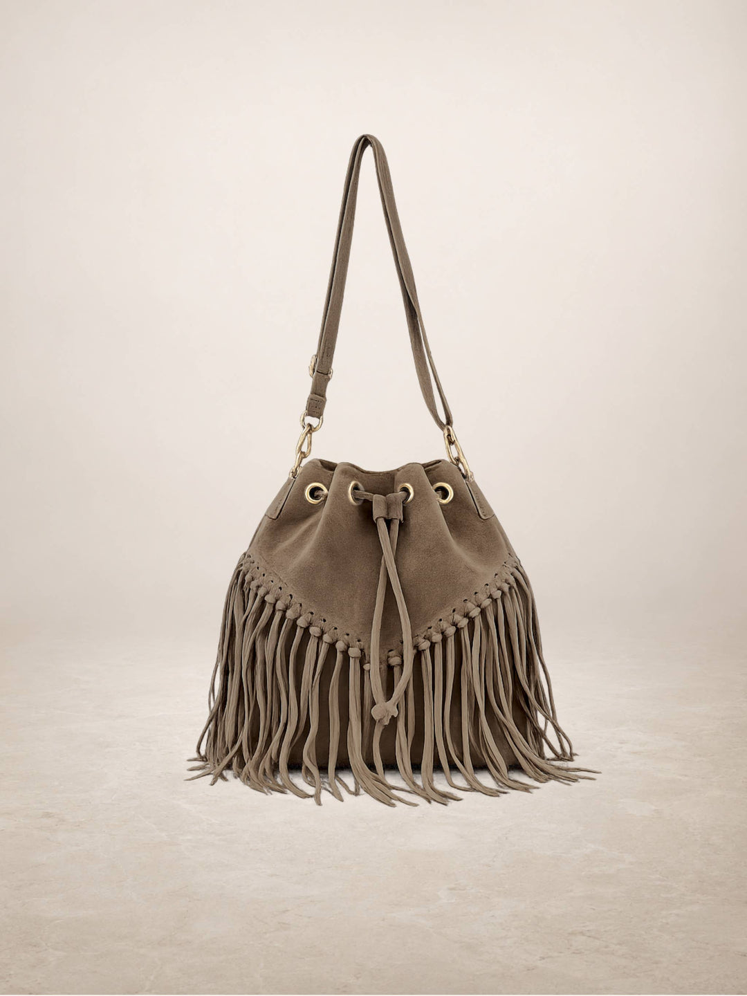 EMANUELA - Suede leather bag 220419
