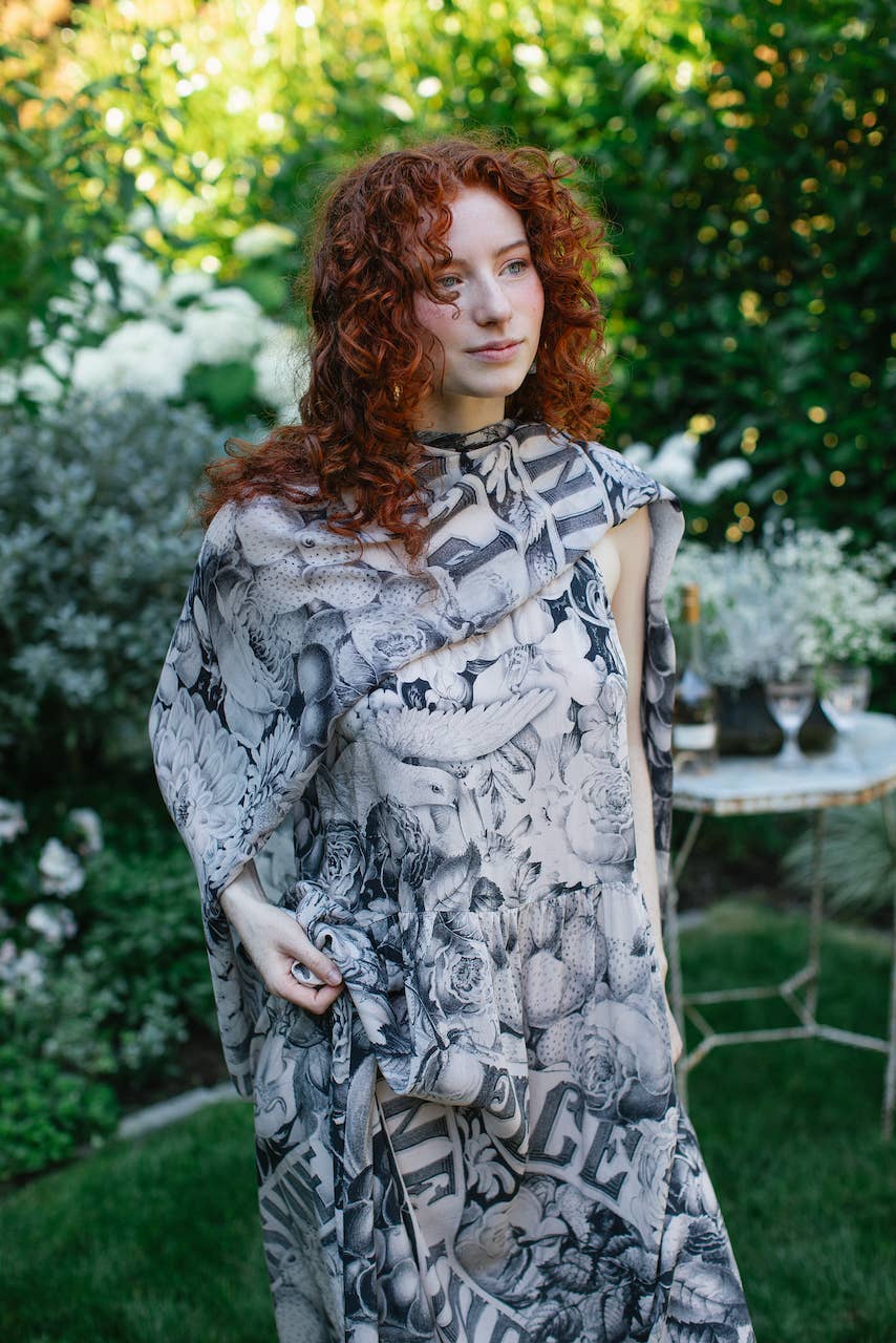 Peace Wine & Sunshine Printed Scarf - Canada