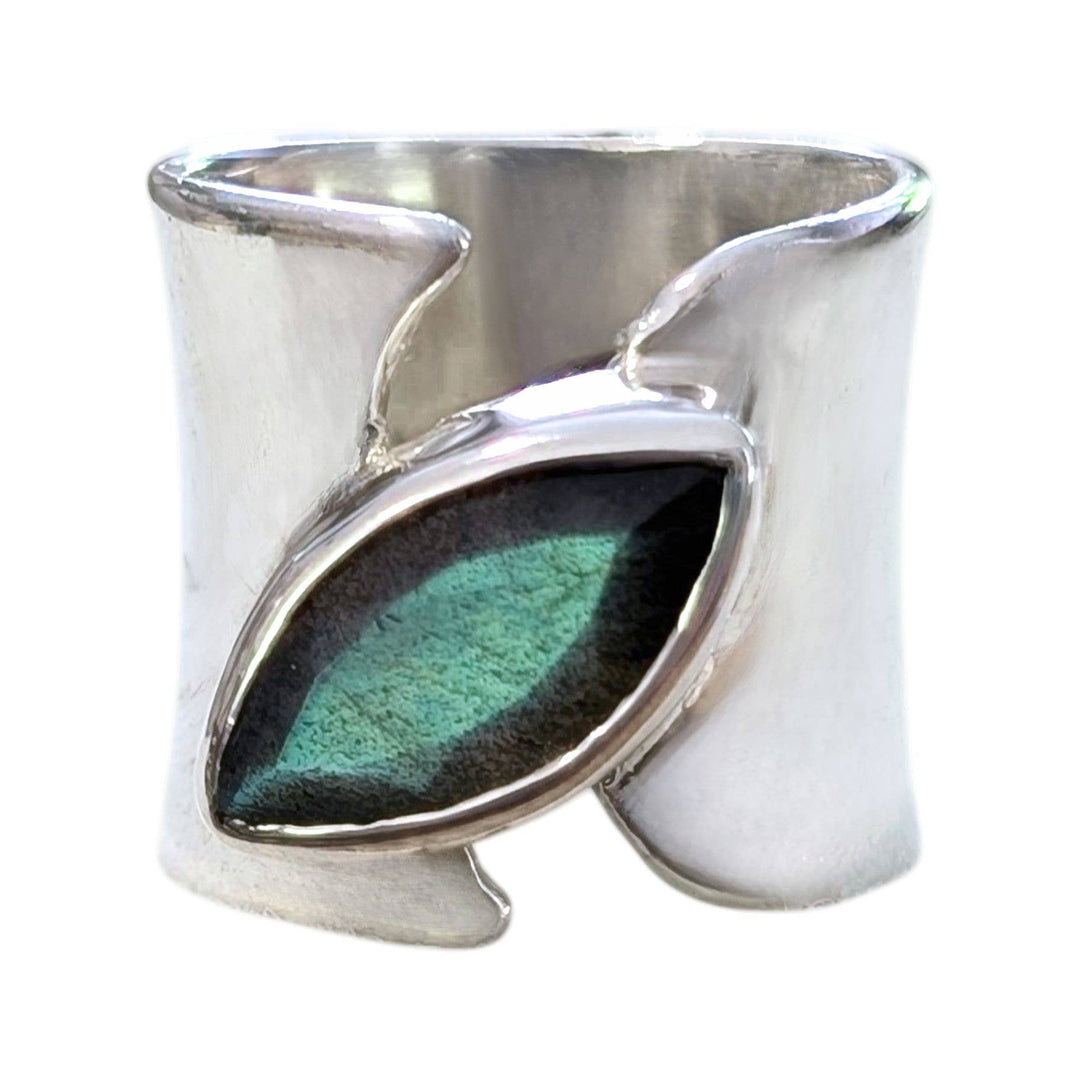 SALE The Divide Labradorite Sterling Silver Statement Ring