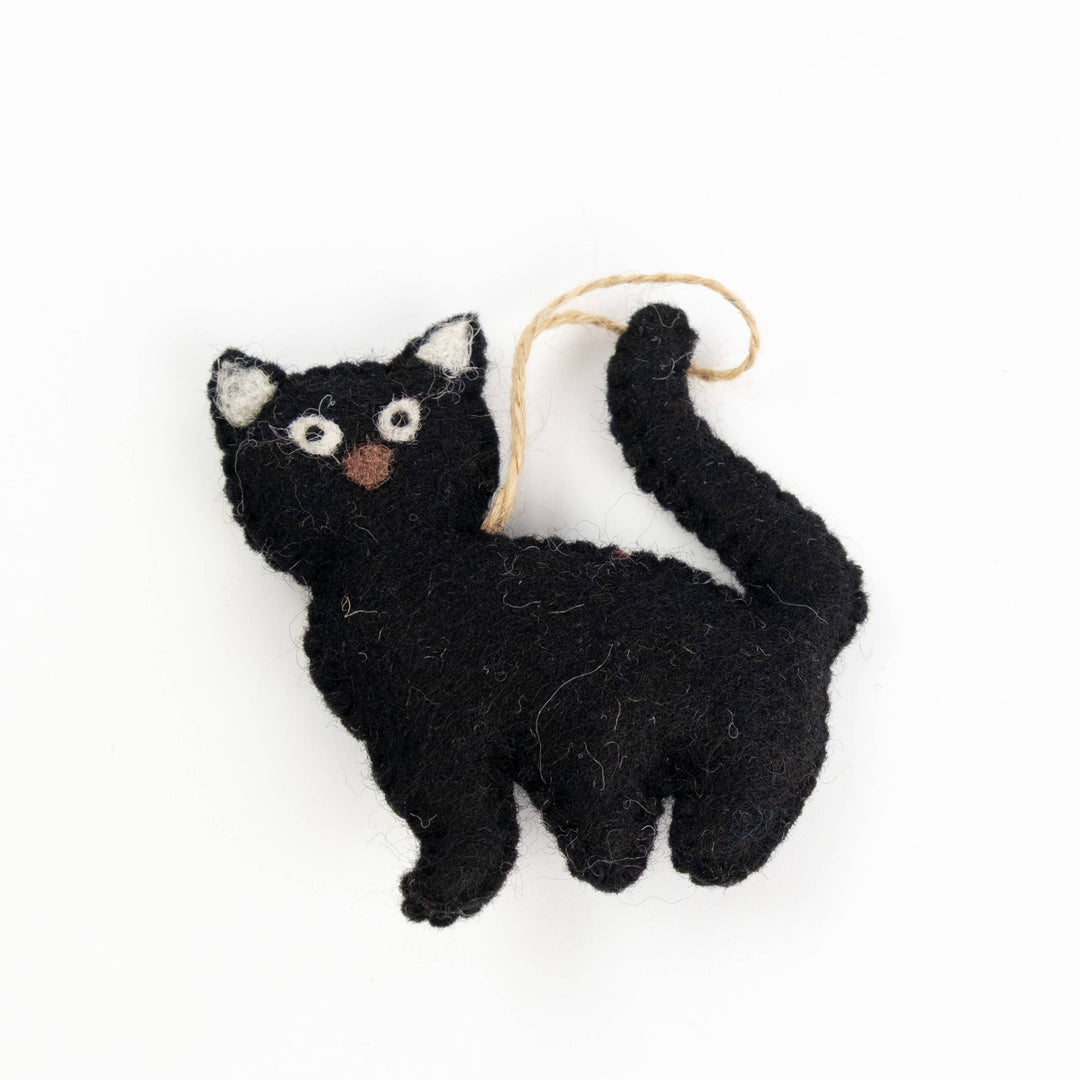 Ornament - Halloween Decor - Black Cats